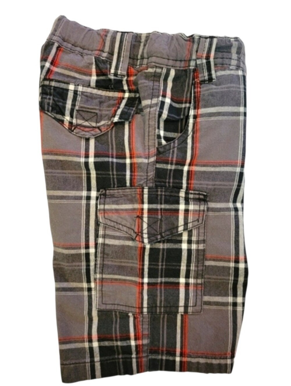 Plaid cargo style shorts Size 5/6